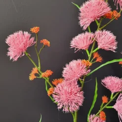 PTMD Kunstbloem lichtroze Allium
