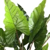 PTMD Kunstplant groen blad in zwarte pot - 170 cm hoog