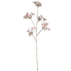 PTMD Kunsttak Hortensia Champagne fluweel tros