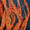 PTMD Kunsttak Twig Plant orange amaranthus hanging spray