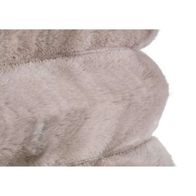 PTMD Kussen Divvo Beige brede rib vierkant