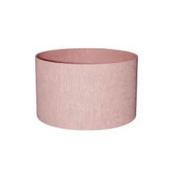 PTMD Lampenkap Rivvo Roze katoen linnen rond laag