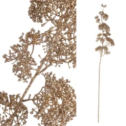 PTMD Leaves Plant metallic goud - Luxe kunstplant in goud