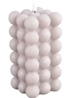 PTMD LED Licht Kaars Bubble beige L