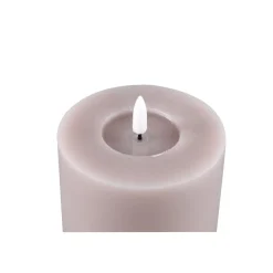 PTMD LED Licht Kaars smooth beige met beweegbare vlam M