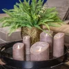 PTMD LED Light kaars met beweegbare vlam Bruin M