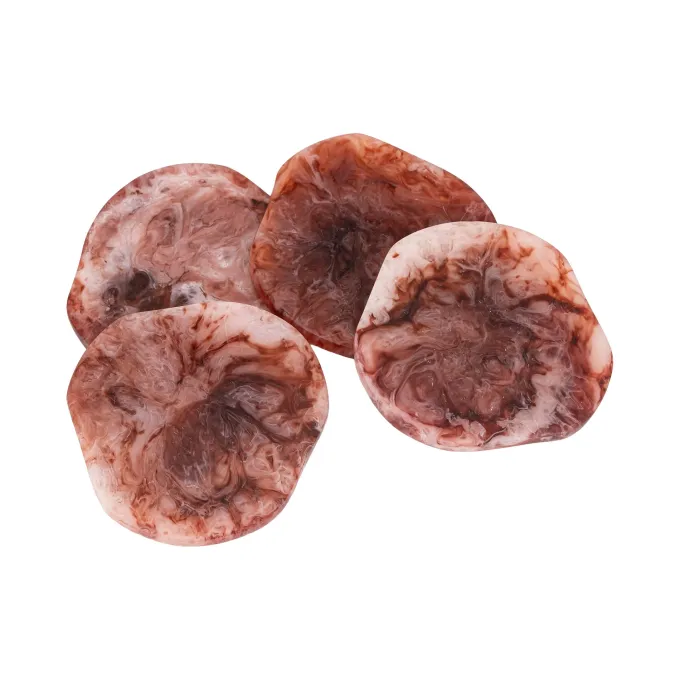 PTMD Onderzetter Damiel Burgundy organisch – set van 4