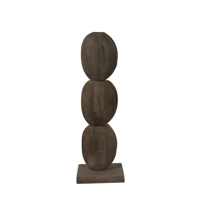 PTMD Ornament Kodey Bruin mangohout organisch