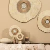 PTMD Ornament Rella Beige gegoten aluminium met marmer L