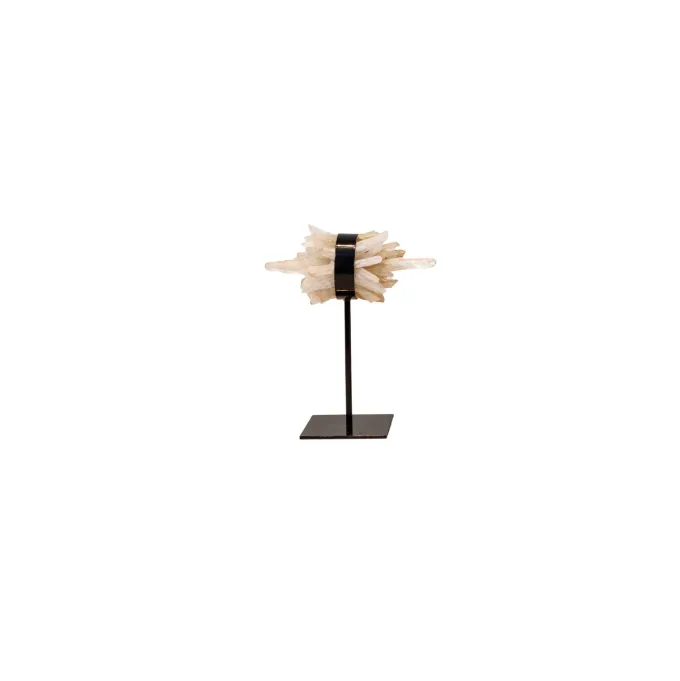 PTMD Ornament Yerin Naturel mineraal Quartz cluster - maat M