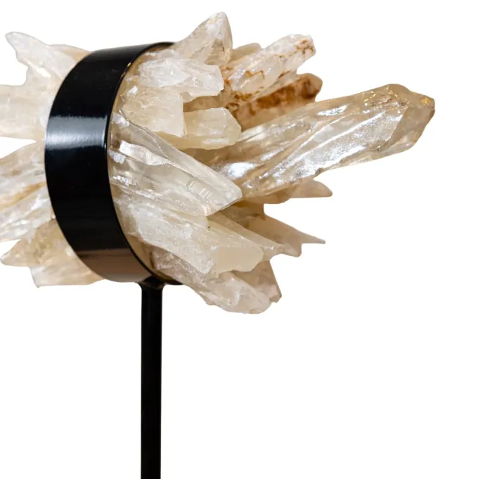 PTMD Ornament Yerin Naturel mineraal Quartz cluster - maat S