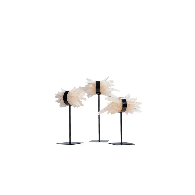 PTMD Ornament Yerin Naturel mineraal Quartz cluster - maat S