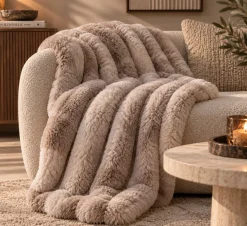 PTMD Plaid Divvo Beige brede rib S