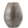 PTMD Pot Jowad Antique Gold alu sheet pot rib hoog ovaal M