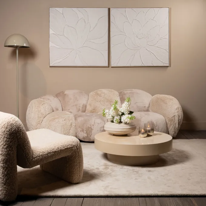 PTMD Salontafel Corfu beige marmer