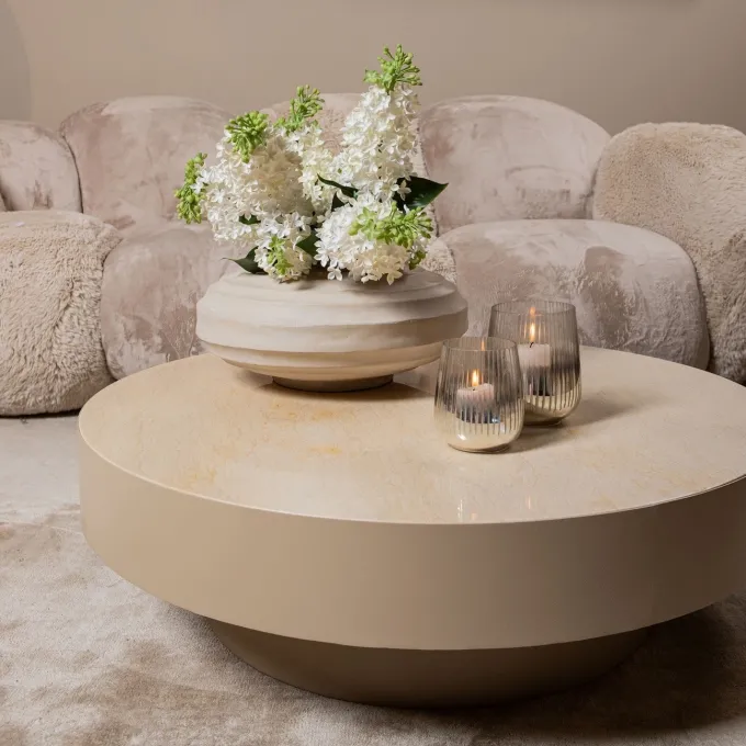 PTMD Salontafel Corfu beige marmer