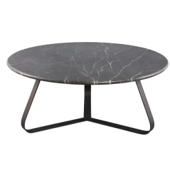 PTMD Salontafel Kae Marmer donkerbruin rond L
