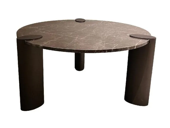 PTMD Salontafel Ora Bruin met marmeren blad