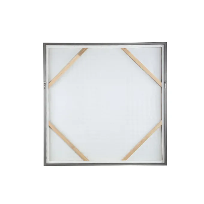 PTMD Schilderij Pathe Brown canvas rough pattern vierkant - 122,50 cm
