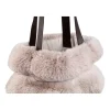 PTMD Schoudertas Divvo Beige met brede rib