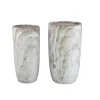 PTMD Set van 2 Miah Beige keramiek marmerlook hoog