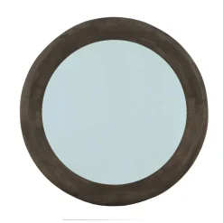 PTMD Spiegel Noam Bruin mango rond L - Ø 90 cm