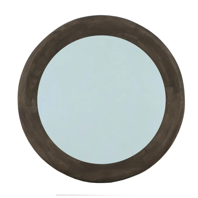 PTMD Spiegel Noam Bruin mango rond L - Ø 90 cm