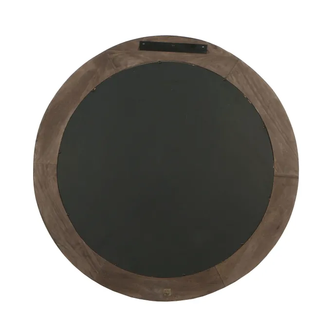 PTMD Spiegel Noam Bruin mango rond L - Ø 90 cm