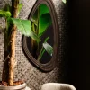 PTMD Spiegel Santin Bruin mango wood organic triangle