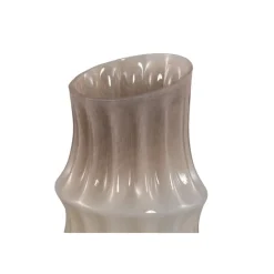 PTMD Vaas Anvi Creme glas hoekig rond M
