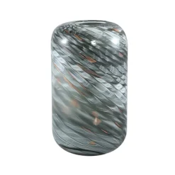 PTMD Vaas Kelsh Grijs Waves glas mixed rond L