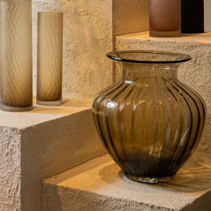 PTMD Vaas Marlisha groen glas groot rond