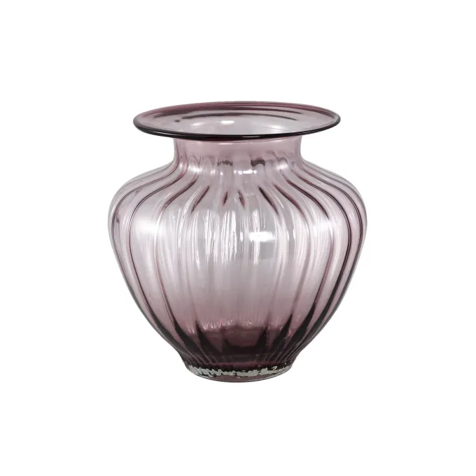 PTMD Vaas Marlisha roze glas groot rond