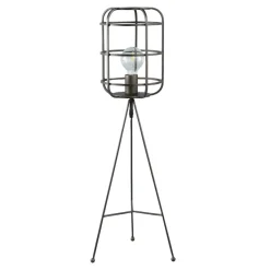 PTMD Vloerlamp Bolt Black Metal S