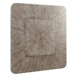 PTMD Wandornament Dishita Crème vierkant mdf M
