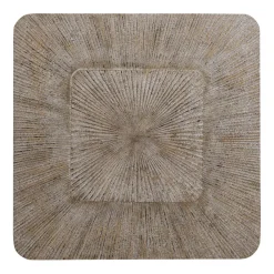 PTMD Wandornament Dishita Crème vierkant mdf M