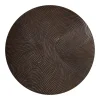 PTMD Wandornament Wiktor Bruin MDF swirl carved XL - Ø 180 cm