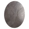PTMD Wandornament Wiktor Bruin MDF swirl carved L - Ø 120 cm