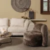 PTMD Wandornament Zoelle Donkergrijs MDF carved L