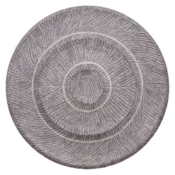 PTMD Wandornament Zoelle Donkergrijs MDF carved L
