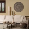 PTMD Wandornament Zoelle Donkergrijs MDF carved M