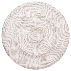 PTMD Wandornament Zoelle Offwhite MDF carved L Ø 120 cm