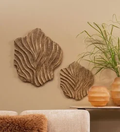 PTMD Wandpaneel Abbie Beige MDF wavy organisch L