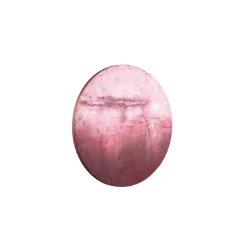 PTMD Wandpaneel Cobey Burgundy handgeschilderd canvas M - Ø 90 cm