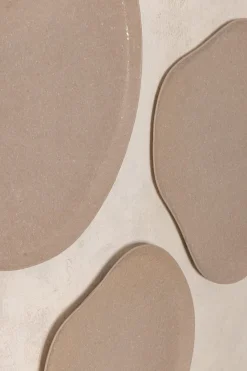 PTMD Wandpaneel Dezia Beige organisch mozaïek L