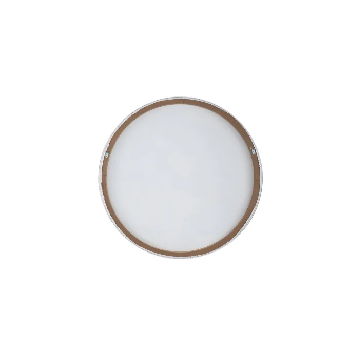 PTMD Wandpaneel Moti Creme canvas structuur rond L