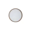 PTMD Wandpaneel Moti Creme canvas structuur rond S