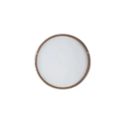 PTMD Wandpaneel Moti Creme canvas structuur rond S