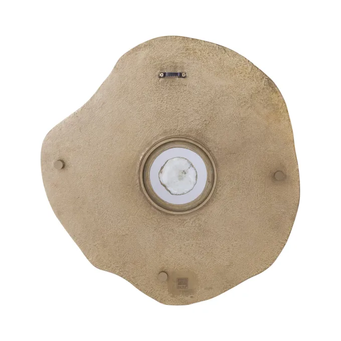 PTMD Wandpaneel Rella Beige gegoten aluminium met centrale steen S