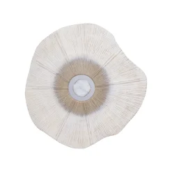 PTMD Wandpaneel Rella Beige gegoten aluminium met centrale steen S